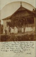 1900 Nagyvárad, Oradea; Molnár Szőlő villája, Molnár Imre és Gábor és nejeik / vineyard&#039;s villa with the owners. photo