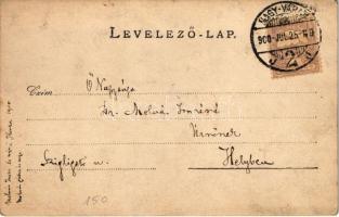 1900 Nagyvárad, Oradea; Molnár Szőlő villája, Molnár Imre és Gábor és nejeik / vineyard's villa...