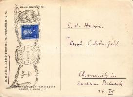 1938 Az új évben jöjjön jobbkor, kívánja Illyés doktor. Dr. Illyés S. László orvos üdvözlő reklámlap...