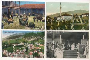 23 db RÉGI balkán város képeslap: albán, szerb, bosnyák, montenegrói / 23 pre-1945 Balkan town-view postcards: Albanian, Serbian, Bosnian, Montenegrin