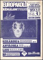 1989 Europakoló Rémálom Turné és más underground koncertek, zenés kiadvány