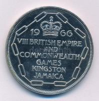 Jamaika 1966. 5Sh Cu-Ni "Nemzetközösségi Játékok, Kingston" T:AU Jamaica 1966. 5 Shilling Cu-Ni "Commonwealth Games, Kingston" C:AU  Krause KM# 40