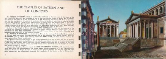 Róma régen és most - 20 lapos modern füzet / Rome Past and present - modern booklet with 20 pictures