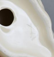 Drasche porcelán hattyú, kézzel festett, jelzett, kis kopással 14 cm