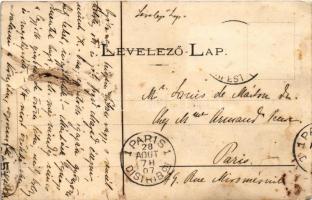 1907 Blatnica vára (Turócszentmárton) keletről. Sochán P. 87. / Blatnicky hrad / castle (fa)