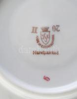 Két személyes porcleán reggeliző készlet Matricás, hibátlan, eredeti dobozában