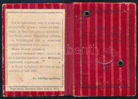 1943 Debreceni Helyi Vasút Részvénytársaság fényképes igazolványa