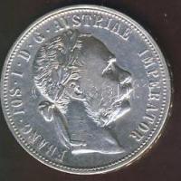 Ausztria 1879. 1Fl Ag T:2/3+