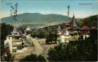 1914 Szováta-fürdő, Baile Sovata; nyaralók. Schuster Emil kiadása / villas, spa