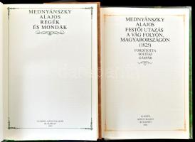 Mednyánszky Alajos 2 könyve: Festői utazás a Vág folyón, Magyarországon (1825). + Regék és mondák. F...