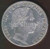 Ausztria 1860A 1Fl Ag T:3+