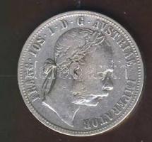 Ausztria 1887. 1Fl Ag T:3+