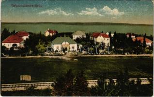 Balatonszemes, Szemes; nyaralók, villák