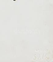 Herendi tigriskölykök, kézzel festett porcelán, jelzett, minimális kopásokkal, m: 17 cm