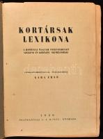 Ki - kicsoda? Kortársak lexikona. Budapest, é.n., Béta Irodalmi Rt. Kiadói aranyozott egészvászon kötés, laza. hátsó előzéklap nélkül, kopott borítóval, sérült gerinccel, megviselt állapotban.