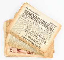 cca 1920-1930 Klf újságok kb 20 szám érdekes hírekkel