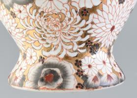 Kína, Qianlong fedeles porcelán váza, szép állapotban, jelzett, m: 32 cm