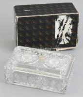 Ajka kristály doboz eredeti dobozában 18x11 cm