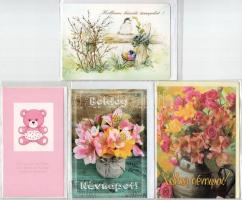 15 db MODERN üdvözlő képeslap borítékban / 15 modern greeting postcards in envelopes