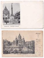 10 db RÉGI hosszú címzéses külföldi város képeslap vegyes minőségben, sok litho / 10 pre-1910 Europe...