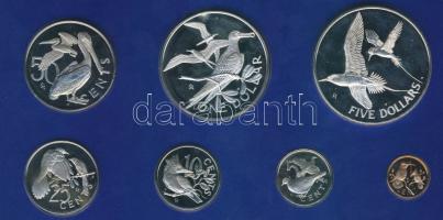 Brit Virgin-szigetek 1982. 1c-5$ 7klf db, szettben, benne 2db Ag T:PP R! Tanúsívánnyal!