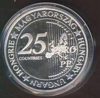 DN "Eurófantáziák-Szabadság-szobor" Ag emlékérem, 20,7g T:PP Csak 2000db! Tanúsítvánnyal! R!