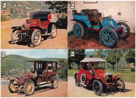 Veterán autók - 6 modern postcards / Vintage automobiles - 6 modern postcards