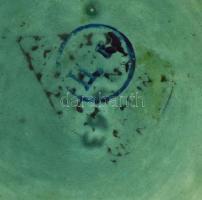 Gránit mázas kerámia emlékpohár, "Székesfehérvár 1000 éves". Jelzett, hibátlan, m: 11 cm