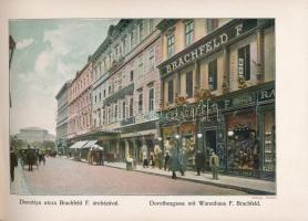 cca 1900 Budapest fő és székváros (Haupt- und Residenzstadt) képes album, Erdélyi fényképész felvéte...