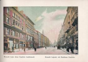 cca 1900 Budapest fő és székváros (Haupt- und Residenzstadt) képes album, Erdélyi fényképész felvéte...