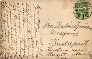 1912 Marosvásárhely, Targu Mures; utazás iparvasúti szerelvényen, kakastollas csendőr, vasút, vonat ...