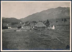 cca 1910 Tömösi-szoros, Erdélyi Mór (1866-1934) felvétele, hátulján feliratozva, 11,5×16 cm / Pasul Timis, photograph taken by Mór Erdélyi, with notes on its back, 11,5×16 cm