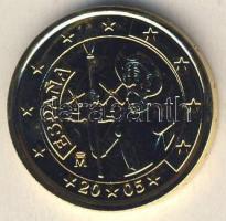 Spanyolország 2005. 2€ aranyozva "Don Quijote" T:2 Tanúsítvánnyal!