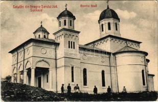 Suceava, Suczawa, Szucsáva, Szőcsvásár (Bukovina); Salutari din Neagra-Sarului Jud., BIserica Noua / church (EK)