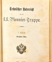 Technischer Unterricht für die k. k. Pionnier-Truppe 5-6-7-8-9. Theile: 5. Theil: Zimmermann-Arbeite...
