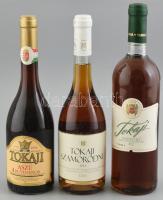 1996, 2010, 2013 Tokaji 4 puttonyos Aszú + Tokaji Szamorodni + Tokaji Hárslevelű, 0,5 és 0,75 l