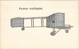Paulhan repülőgépe / aircraft, Louis Paulhan French military pilot during WWI