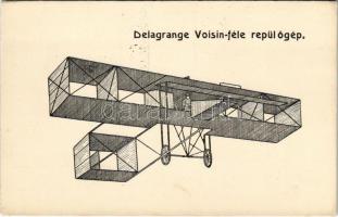 Delagrange Voisin-féle repülőgépe / French aircraft