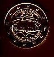 Németország 2007. 2€ aranyozva "50 éves a Római Szerződés" T:2
