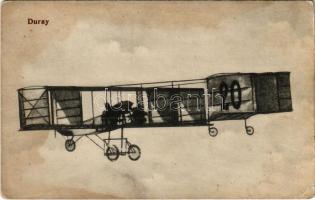 Duray repülőgépe / Arthur Duray French aviator and his aircraft (EK)