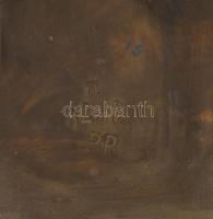 Bernard Bloch 1836-1909): Magyar legény. Hidegen festett fajansz, jelzett, korának megfelelő állapot...