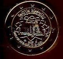 Belgium 2007. 2€ aranyozva "50 éves a Római Szerződés" T:2