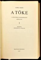 Karl Marx: A tőke. I-II. köt. Bp., 1967-1968, Magyar Helikon. Kiadói egészbőr-kötés. Számozott példá...