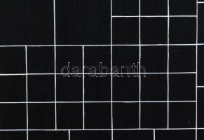 Ottó László (1966-): Yantra-ipsum-creator (1), 2013. Akril, vászon, jelzett a hátoldalán. 75×75 cm /...