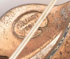 Truart aranyozott ezüst (Ag) bross, jelzett. 11 cm 21,6 g