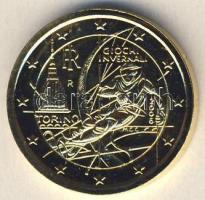 Olaszország 2006. 2€ aranyozva "Téli olimpia" T:1