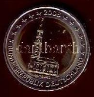 Németország 2008F 2€ "Hamburg" T:1