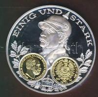 Németország 2003. "1200 éves a német pénzverés - 1871. 20M" bimetál Ag emlékérem 20g T:PP Tanúsítvánnyal!