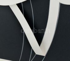 Haász Katalin (1971-): OSAS darab, 2019. Akril, papír applikáció, papír. Jelezve jobbra lent: Haász ...