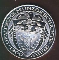 Németország 2003. "1200 éves a német pénzverés - 1871. 20M" bimetál Ag emlékérem 20g T:PP ...